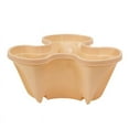 thumbnail image 1 of Planting Basin Can Stack Plastic Strawberry Basin With Three Petals, 1 of 1