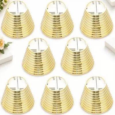 unbranded 8Ud Ponytail Cuffs Dorados Para Accesorios Llamativos Ideales Para Moda Casual Y Eventos Especiales