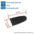 thumbnail image 1 of Lefu 4-6In Chainsaw Bar Protect Cover Scabbard Protector Chainsaw Accessories Plastic, 1 of 9