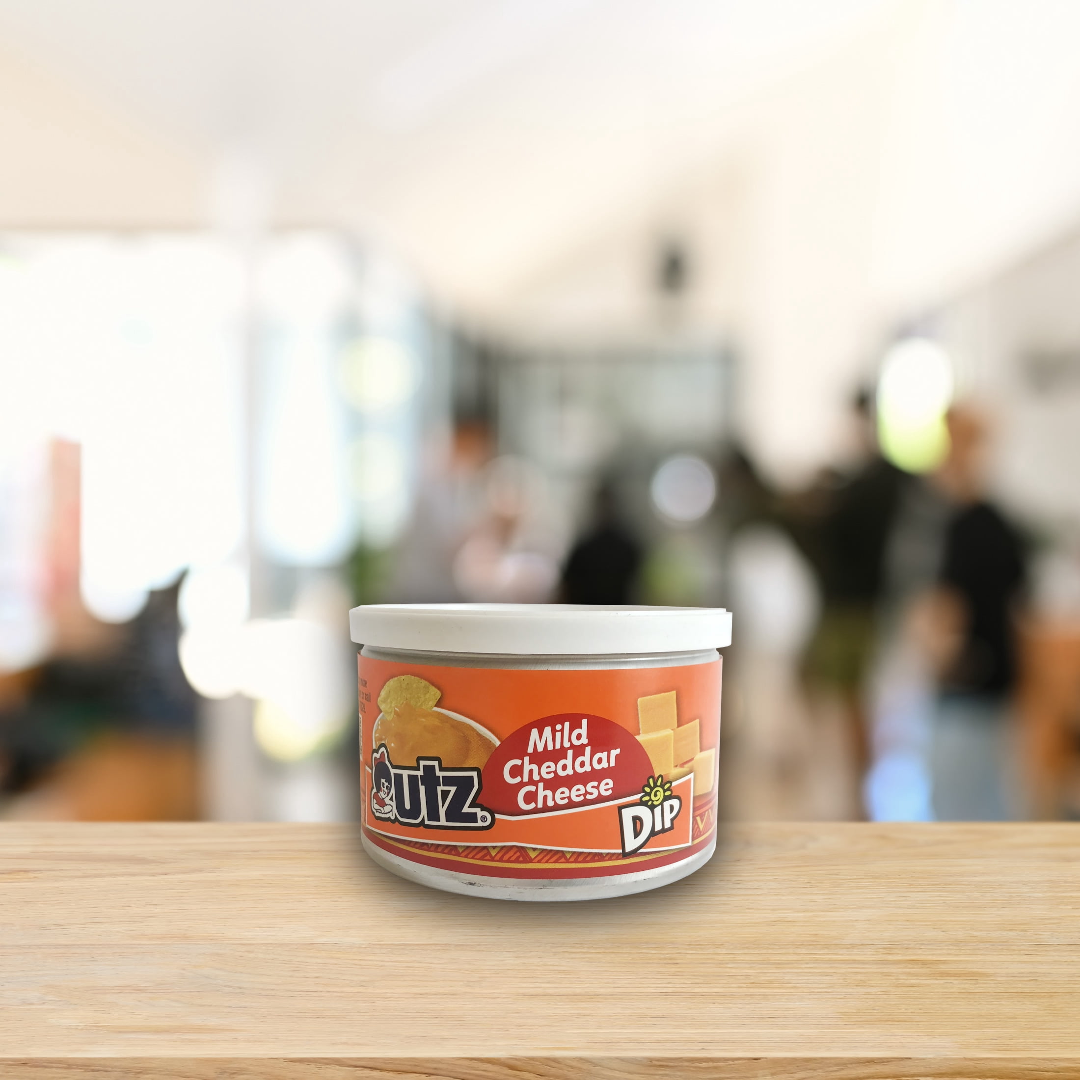 (3 pack) Utz Mild Cheddar Cheese Dip, 9 oz Canister