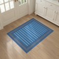 thumbnail image 3 of ODIKA 3'x5' Washable Throw Rug Stain Resistant, Low Profile, Non-Slip Welcome Parallel Door Motif Symmetrical Entrance Front Layered for Entryway, Kitchen, Mudroom, 3 of 7