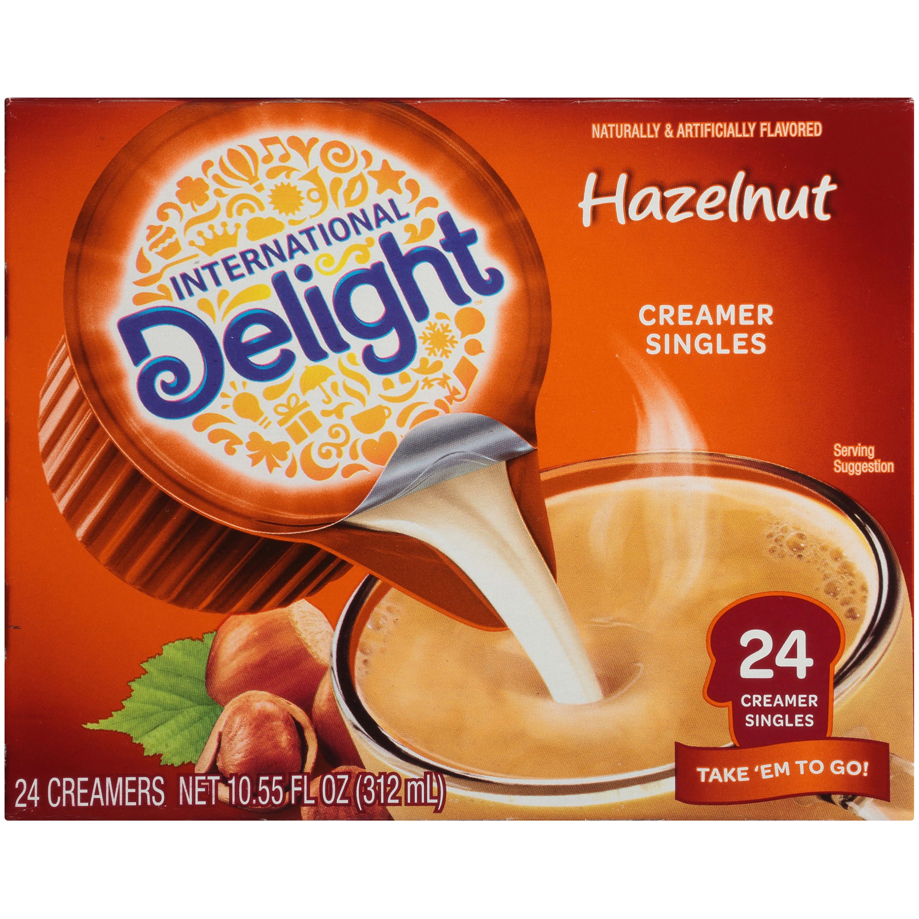 International Delight Hazelnut Coffee Creamer Singles Nutrition Facts