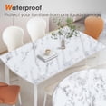 thumbnail image 4 of Drawer and Shelf Liner for Kitchen Cabinet: 12 X 118 In Non Slip Waterproof Shelf Paper Non Adhesive Refrigerator Liners White Marble Easy Liners for Bathroom, 4 of 6