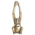 thumbnail image 1 of Estatua de Gibbon miniatura de latón de brazo largo figura de mono decoración regalo de inauguración de la casa, 1 of 5
