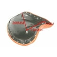 thumbnail image 4 of Front Seat Black Bottom Leather Covered For Royal Classic Enfield Motorcycle, 4 of 4