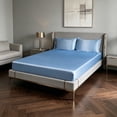 thumbnail image 4 of Queen Size Satin Sheets Set 4 Piece Bed Sheets For Hot Sleepers Deep Pocket Bedding Set For Mattress Up To 16 Inch Brushed Microfiber Bed Sheets L, 4 of 6