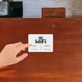 thumbnail image 2 of Señal WiFi para pared, recordatorio de contraseña WiFi, señal WiFi portátil, señales de cobertura WiFi para tiendas, restaurantes y casas de vacaciones, 2 of 7