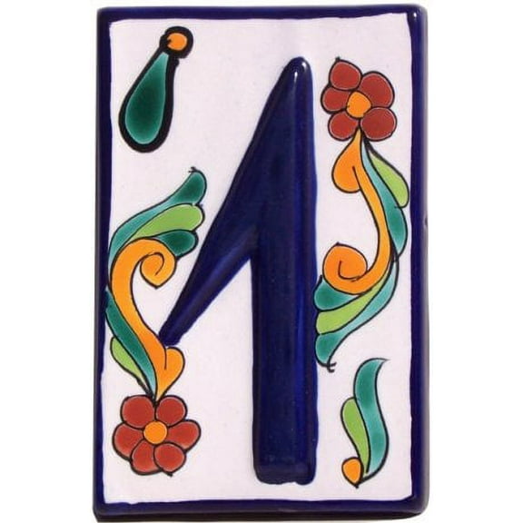 Colonial Talavera Ceramic House Number One