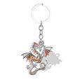 thumbnail image 1 of Llaveros colgantes de resina de dinosaurio para hombre, accesorio de acrílico 2D de dragón malvado, herramienta de llavero de Animal, joyería QDW615, 2022, 1 of 4