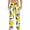 Black, variant on Tropical Lemon Print Pajama Pants for Men,Men’s Pajama Bottoms,Mens PJ Pants with Pockets & Button Fly-Large
