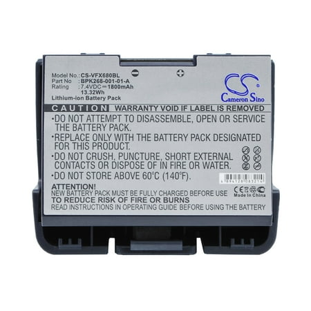 Cameron Sino 1800mAh Battery for VeriFone VX680, VX680 wireless terminal, vx680 wireless credit card