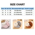 thumbnail image 4 of Huowey Fashion Colorful Little Girls Winter Warm Baby Knitted Pre Walkers Boots For Baby Fashionable Shoes, 0-6 Months, 4 of 8