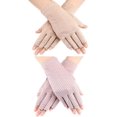 thumbnail image 1 of Guantes Protección Solar Verano Medio Dedo Cortos De Mujer, 1 of 2