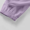 thumbnail image 5 of Cethrio Girls Cotton Outfit Sets, Casual Summer 2 Piece Short Sleeve Kids Clothing sets Purple Size 7-8 T, 5 of 7