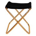 thumbnail image 2 of Kenally Silla plegable Mini tamaño Estructura plegable Banco de camping Taburetes de picnic Senderismo Bancos plegables Taburete de exterior Muebles Artesanía Dorado + Negro Kenally TO005270-01, 2 of 6