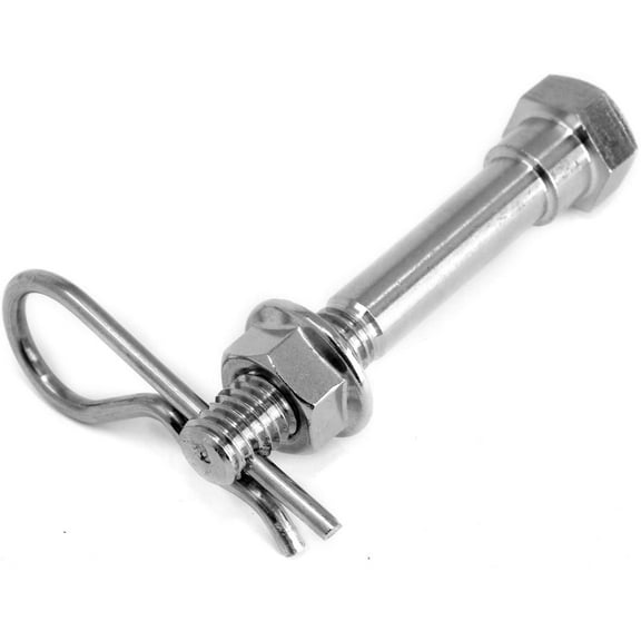 LFPartS Automotive Hitch Clips & Pins Stainless Steel Hitch Pin, 10000 lb, 3.5 in Length
