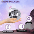 thumbnail image 5 of 18 PCS Disco Ball Cups, 20 OZ Cups with Straws and Lid, Reusable Flash Tumbler Cocktail Cup for Partys Bar, 5 of 8
