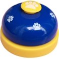thumbnail image 1 of Campanas de entrenamiento para perros con diseño de huellas para recepción en el mostrador de la cocina (blanco), 1 of 5