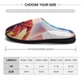 thumbnail image 2 of Men The Flash Slippers Non-Slip Fuzzy House Slippers Warm Soft Plush Winter House Shoes Indoor Outdoor Slip-On Shoes, 2 of 7