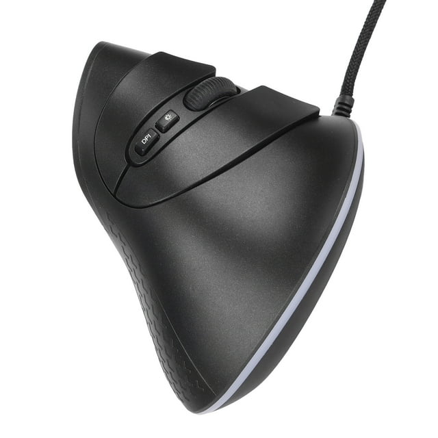 Souris Ergonomique, Réglable DPI 7200 7 Bouton Programmable 4.9ft Câble Souris Verticale pour Ordinateurs Portables