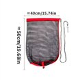 thumbnail image 1 of Mini Portable Ensemble de Pêche Filet à Poisson Sac en Maille Oxford Cage à Poisson Filet de Pêche Pliable Panier de Pêche Cage à Poisson 40x0.5M, 1 of 6