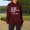 Wine, variant on WCJM Women's Hooded Sweatshirt Women Long Sleeve Casual Hoodie Hooded Sweatshirt Pullover Top with Pocket