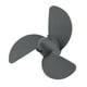 thumbnail image 5 of Propeller 7 1/4Inch x 4 3/4Inch for Honda BF2 / BF2.3 HP (STIN GRAY), 5 of 5