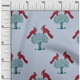 thumbnail image 1 of oneOone Viscose Jersey Fabric Bird & Tree Block Fabric Prints By Yard 60 Inch Wide, 1 of 5