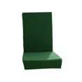 thumbnail image 3 of Funda de Sillón Sillas de Comedor Cubierta de Asiento de Poliéster Extensible Decoración - Verde Colco Funda de sillón de poliéster, 3 of 8