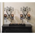 thumbnail image 3 of Zingz & Thingz Elegant Candle Wall Sconces Midnight Elegance, 3 of 3