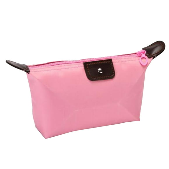 Bolsa de Cosméticos de Nylon Rosado Sunnimix Estuche para Maquillaje