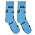thumbnail image 5 of Cool Socks Sea Otters Fun Print Novelty Crew Socks for Women, Size 5-10, 5 of 6
