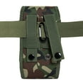 thumbnail image 3 of Luxmo Belt Holster Case for phones up to 7 in. - Vertical Rugged Nylon [Card Slots & Belt Loops] Phone Carrying Pouch (Fits with Cases) - Army Jungle Camo, 3 of 8