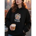 thumbnail image 4 of Library Hoodie for Men Women, Book Lover Pullover Hooded Sweatshirt, Cozy Cotton Poly Blend, Casual Reading Outfit, 4 of 5