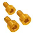 thumbnail image 1 of GLFILL Tremolo Bridge Locking Nut Screws Compatible with Various Electric Guitars Gold, 1 of 4