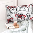 thumbnail image 5 of Kdxio Cotton Pillow Cases 14"x20" Pillowcases,Soft and Breathable Bedroom Pillow Cases-Monkey, 5 of 8