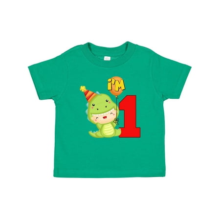 

Inktastic 1st Birthday Cute Dinosaur Gift Baby Boy or Baby Girl T-Shirt