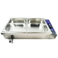 thumbnail image 2 of PreAsion 2 Pan Buffet Food Warmer Commercial Cooking Warming Equipment, 2 of 7
