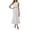 White, variant on Long Skirts for Women Comfort Waist Floral A Line Skirts Summer Lightweight Wedding Guest Party Causal Skirts, L