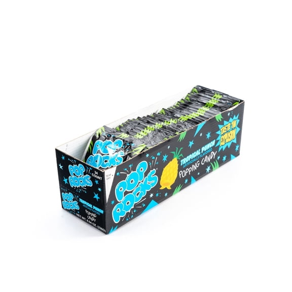 Pop Rocks Tropical Punch Popping Candy, 24 Count Display Box
