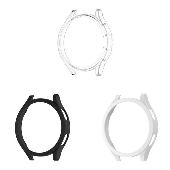Fulsaxad (1Pack/3Pack) Hard PC Watch Cover for Samsung Galaxy watch Case 4 40mm 44mm Women Men Shockproof Full Shell Protector Protective Cover Bumper Accessories for Galaxy Watch 4 Classic 46mm 42mm