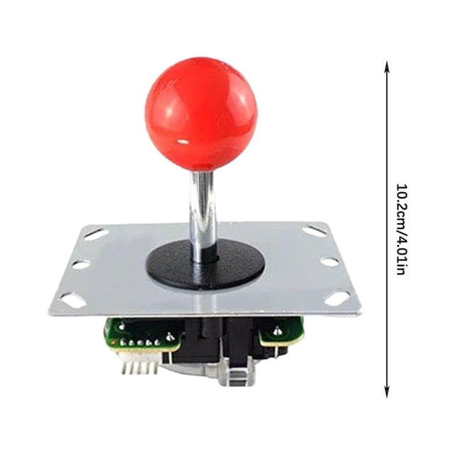 Rocker Arcade Fittings Machines Vending Games Function Lever Colorful Set Controller Joystick Operation Zero Delay Ball Top White