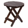 thumbnail image 2 of Adirondack Round Folding Table - Burnt Brown, 2 of 4