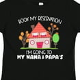 thumbnail image 4 of Inktastic Book My Reservation I'm Going to My Nana and Papa's House Boys or Girls Toddler T-Shirt, 4 of 5