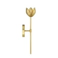 thumbnail image 2 of Trade Winds Primrose 1-Light LED Wall Sconce in True Gold, 2 of 6