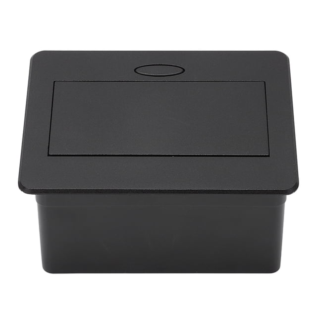 Enchufe De Escritorio, Caja De Conexión Conveniente Toma De Escritorio Caja Inferior De PC De 250 V Panel De Alta Resistencia Estándar De La UE Resistente Al Agua Para La Escuela