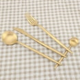 thumbnail image 2 of 304 Stainless Steel Spoon Fork Titanium Plating Tableware Western Cutlery, 2 of 8