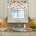 thumbnail image 2 of Yayeee Kitchen Valance Rod Pocket 54" x 18" Living Room Window Curtain, Fall Books, 2 of 6