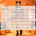 thumbnail image 3 of Auroural Girls Tulle Dresses Girls Halloween Witch Pumpkin Mesh Dress Orange Black Puff Sleeve Princess for Party, 3 of 9