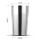 thumbnail image 2 of Labymos Taza de cerveza de acero inoxidable, 2 of 8